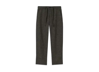 Paul Smith Cotton Tweed Wide Trousers "Gray"