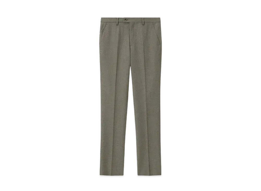 Paul Smith Wool Flannel Trousers "Green"
