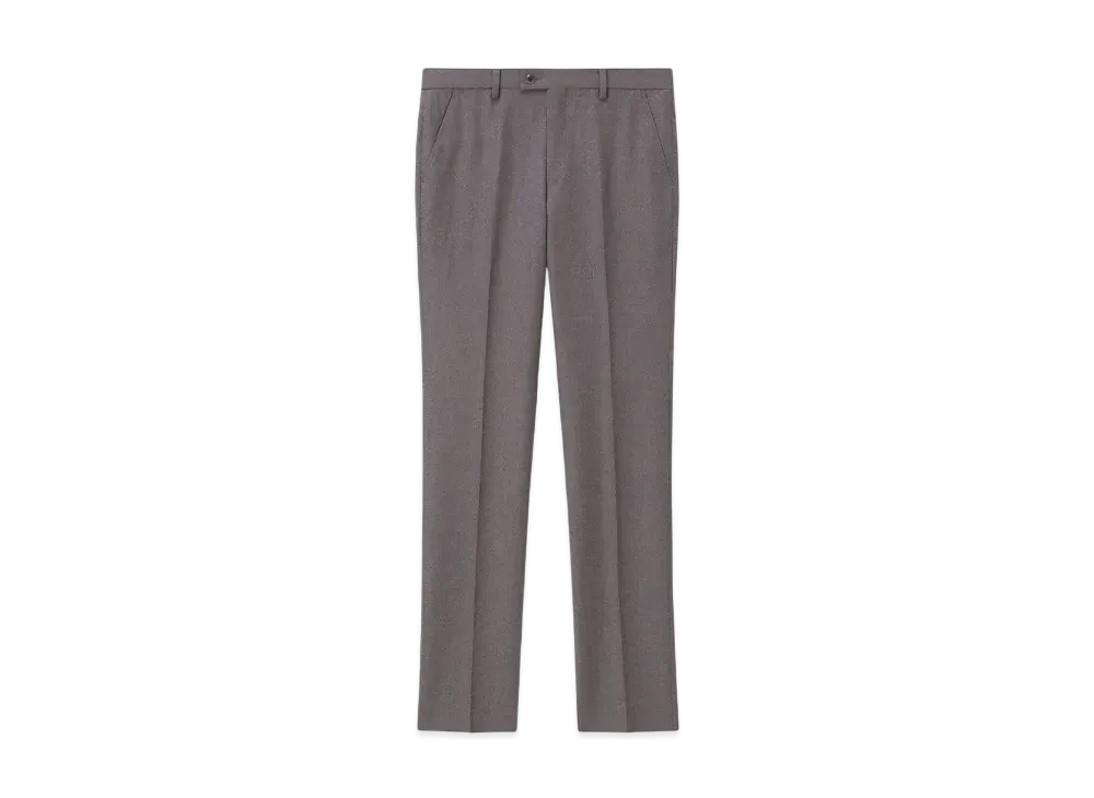 Paul Smith Wool Flannel Trousers "Gray"