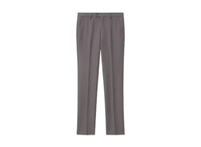 Paul Smith Wool Flannel Trousers "Gray"