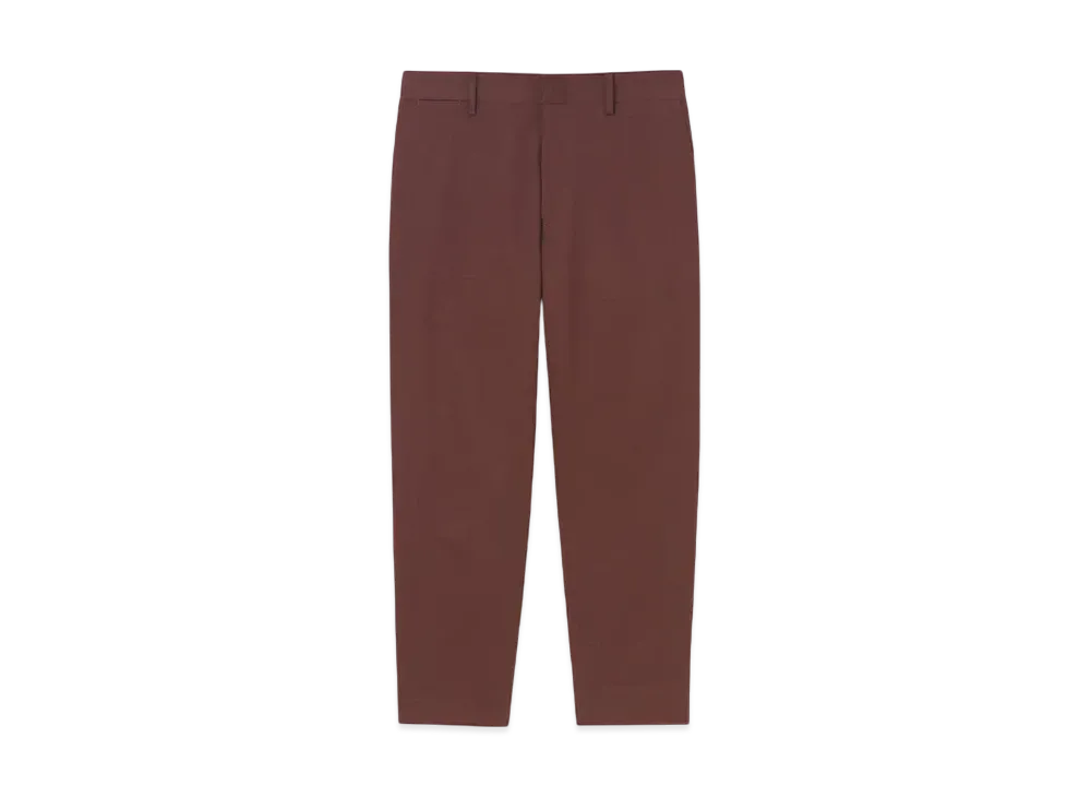 Paul Smith Cotton Linen Twill Trousers "ChocolateBrown"