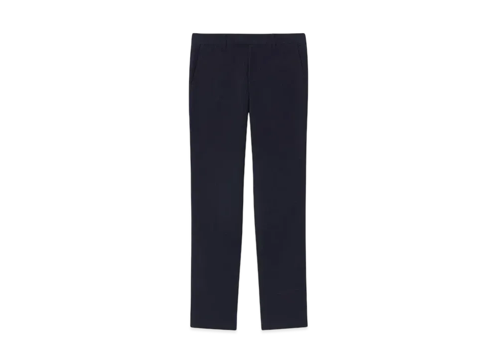 Paul Smith Cotton Flannel Tapered Pants "Navy"