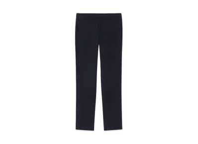 Paul Smith Cotton Flannel Tapered Pants "Navy"