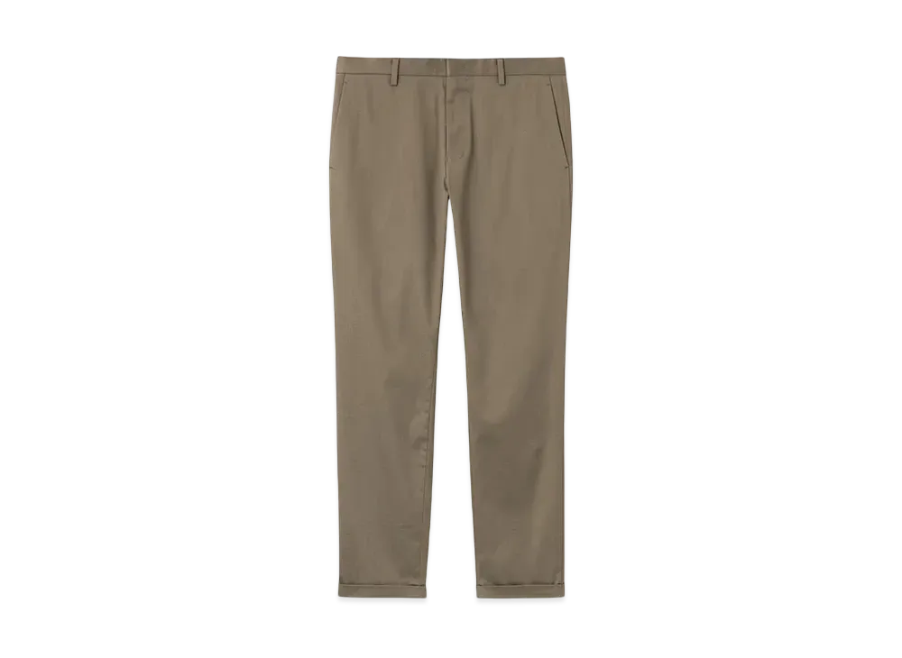 Paul Smith Cotton Stretch Trousers "Khaki"