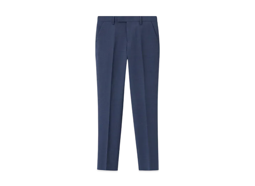 Paul Smith Jersey Look Tapered Trousers "Blue"