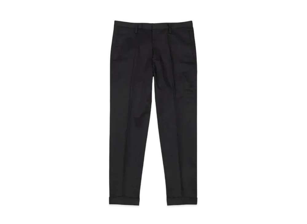 Paul Smith Cotton Stretch Ankle-Cut Trousers "Black"