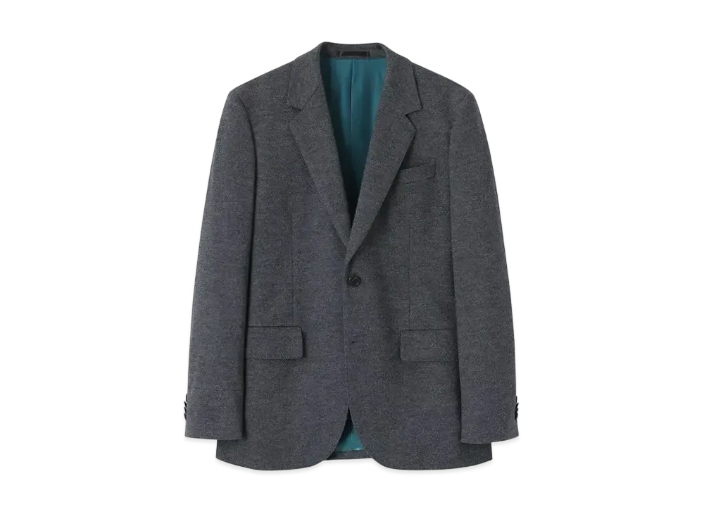 Paul Smith Wool Jersey 2B Jacket "Gray"