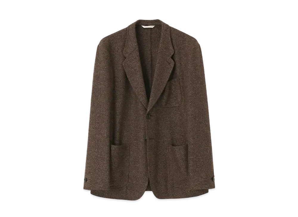 Paul Smith Ring Yarn 3 Patch Pocket Jacket "Brown"
