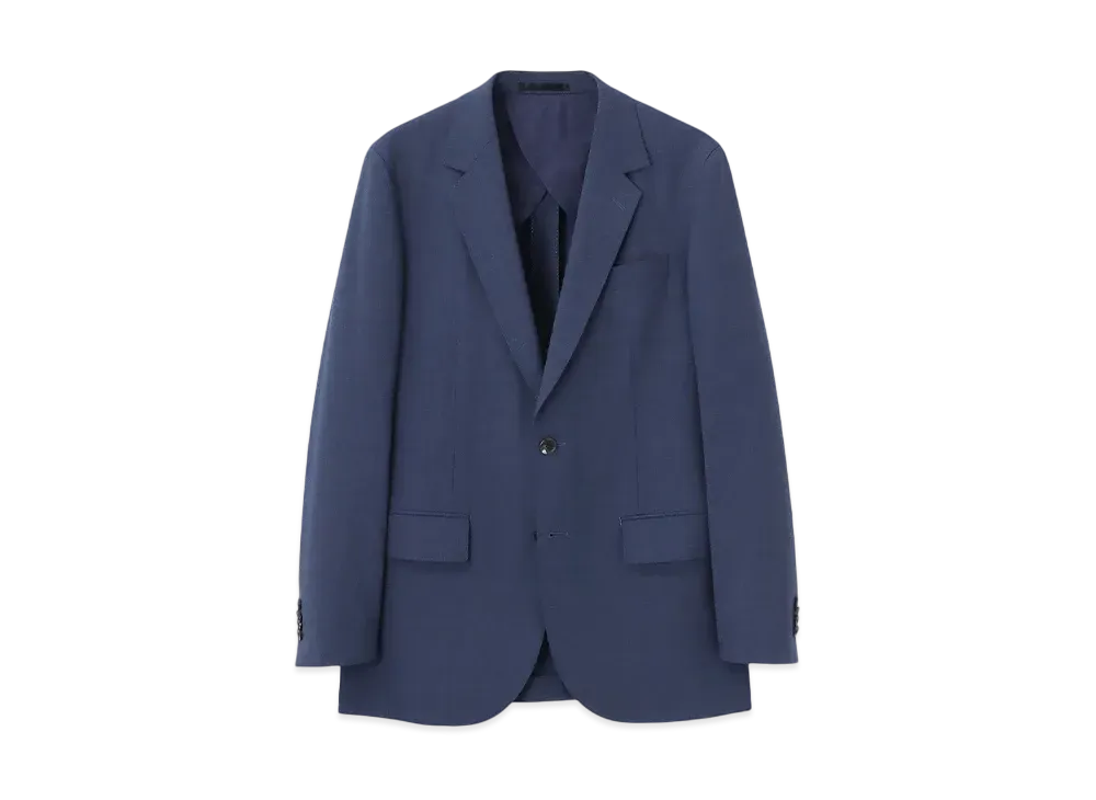 Paul Smith Jersey Look Single 2B Jacket "Blue"