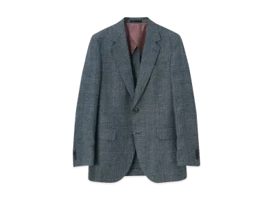 Paul Smith Wool Linen 2B Jacket "DarkGreen"