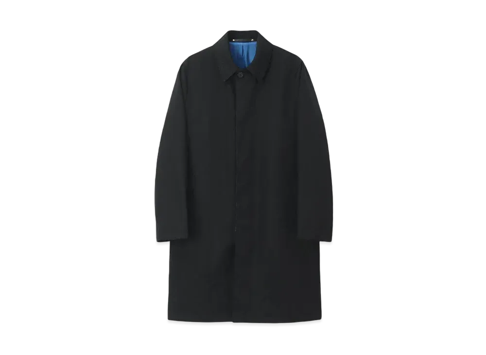 Paul Smith Vintage Wrinkle Stainless Steel Collar Coat "Black"