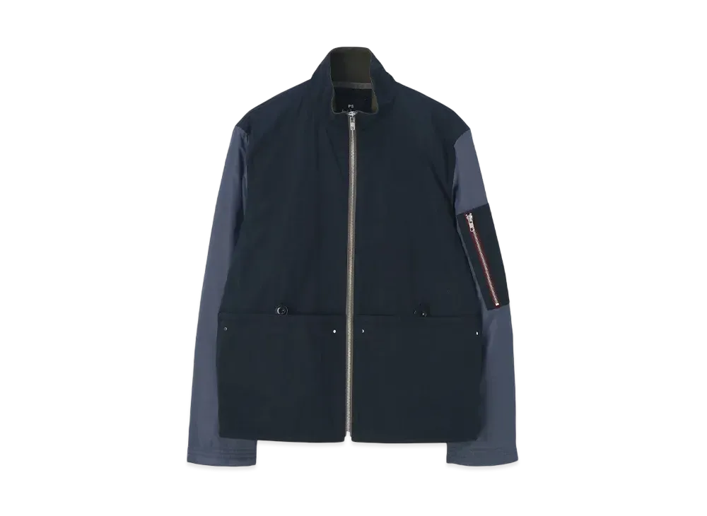 Paul Smith Mix-Up Stand Collar Blouson "Navy"