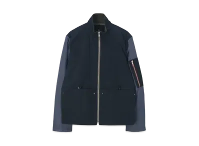 Paul Smith Mix-Up Stand Collar Blouson "Navy"