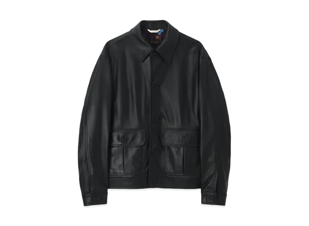 Paul Smith Lambskin Blouson "Black"