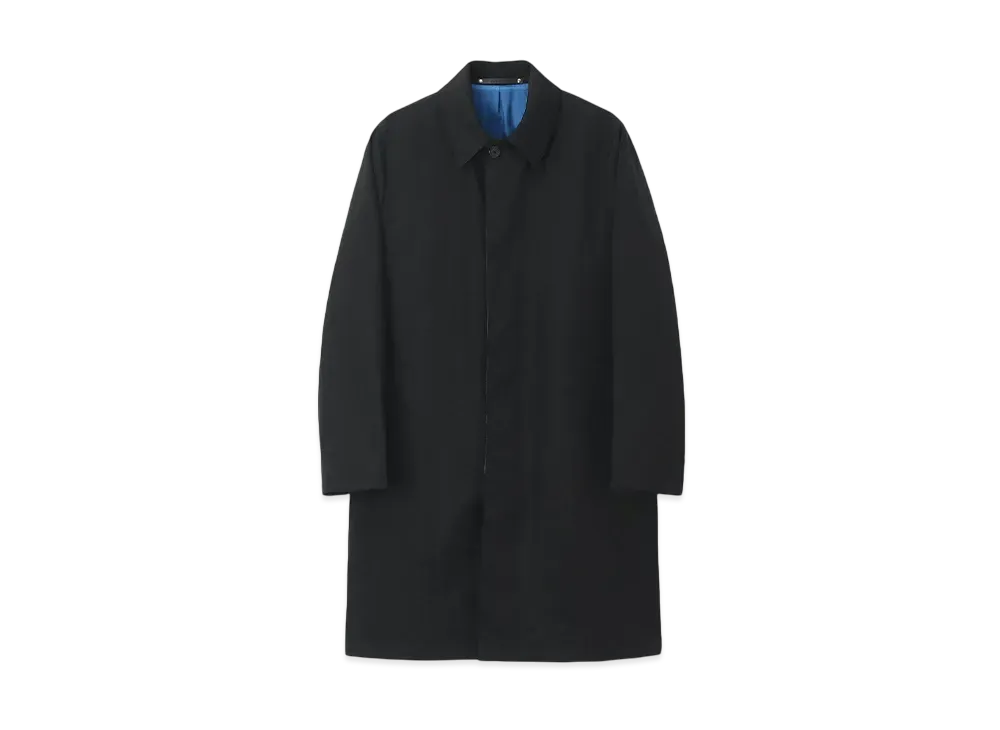 Paul Smith Vintage Wrinkle Stainless Steel Collar Coat "Black"