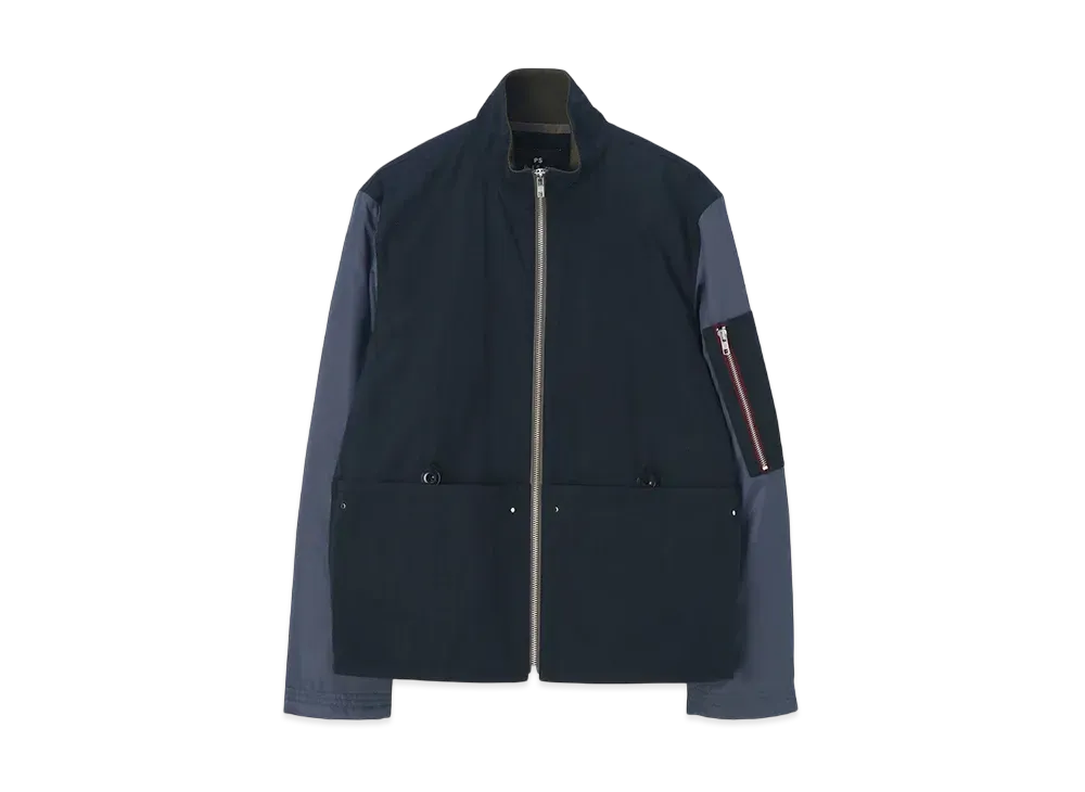 Paul Smith Mix-Up Stand Collar Blouson "Navy"
