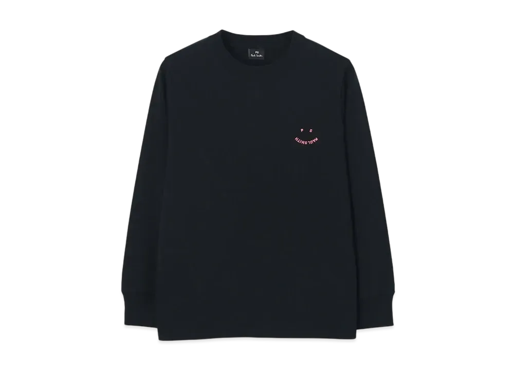 Paul Smith Happy Long Sleeve Tee "Black"
