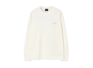 Paul Smith Happy Long Sleeve Tee "White"