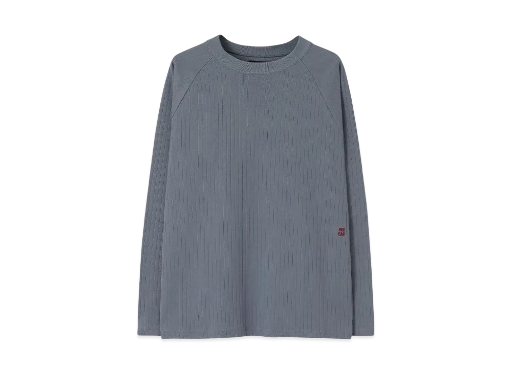 Paul Smith RED EAROne Point Logo Long Sleeve Cut And Sew "Gray"