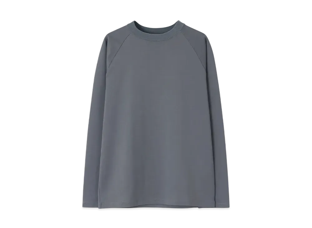 Paul Smith RED EAREmbroidered Rabbit Long Sleeve Cut And Sewn "Gray"
