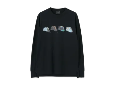 Paul Smith Cycling Caps Long Sleeve T-Shirt "Black"