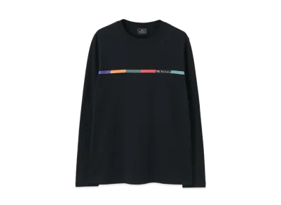 Paul Smith Sports Stripe Bar Long Sleeve T-Shirt "Black"
