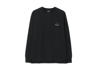 Paul Smith Happy Long Sleeve Cut And Sew "Black"