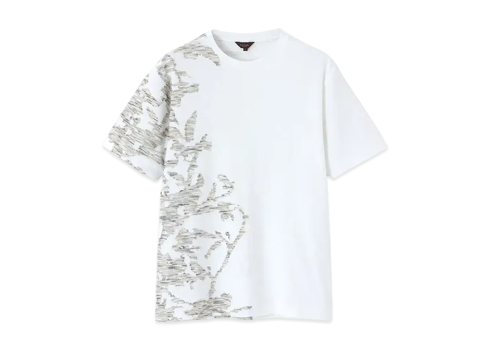 Paul Smith Botanical Jacquard Tee "White"