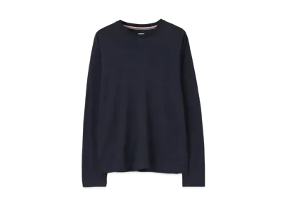 Paul Smith Neck Logo Long Sleeve Knit Sew "Navy"