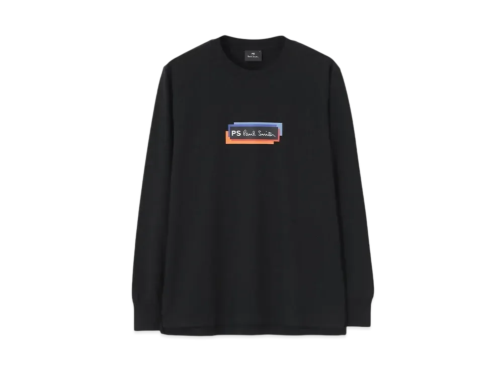Paul Smith Sports Stripe Panel Long Sleeve Tee "Black"