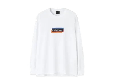 Paul Smith Sports Stripe Panel Long Sleeve Tee "White"