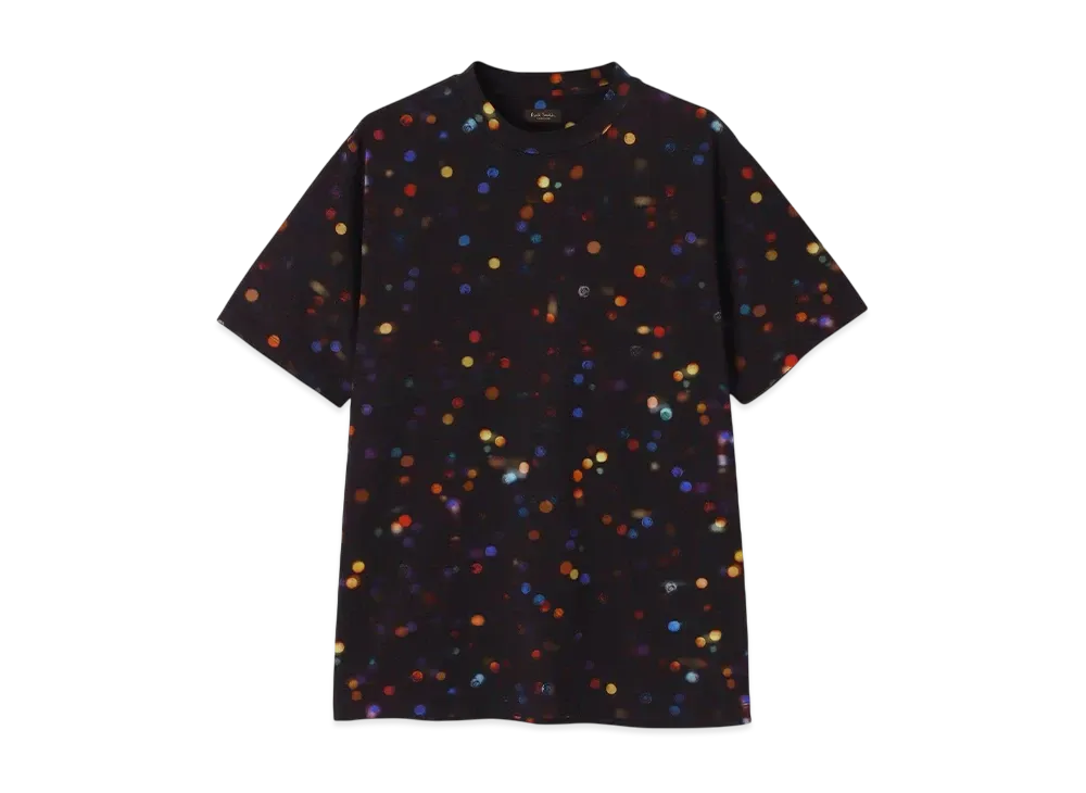 Paul Smith Hazy Nightspot Photogram Print Tee "Burgundy"