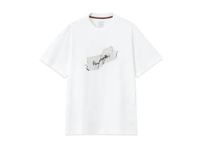 Paul Smith Ripped Tag Tee "White"