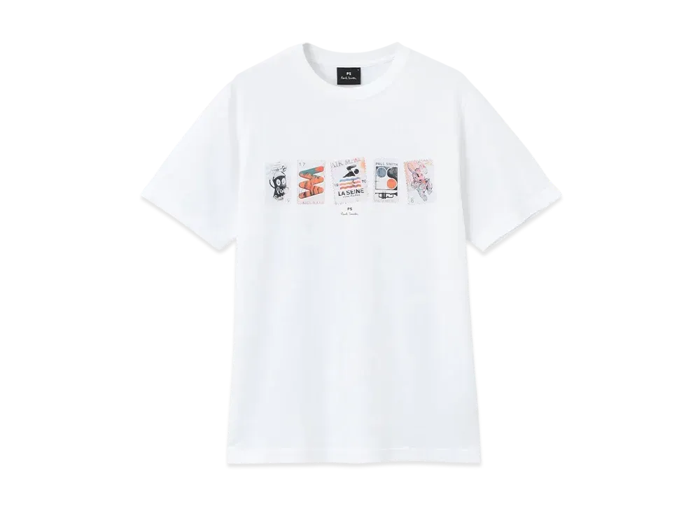Paul Smith Stamp Tee "White"
