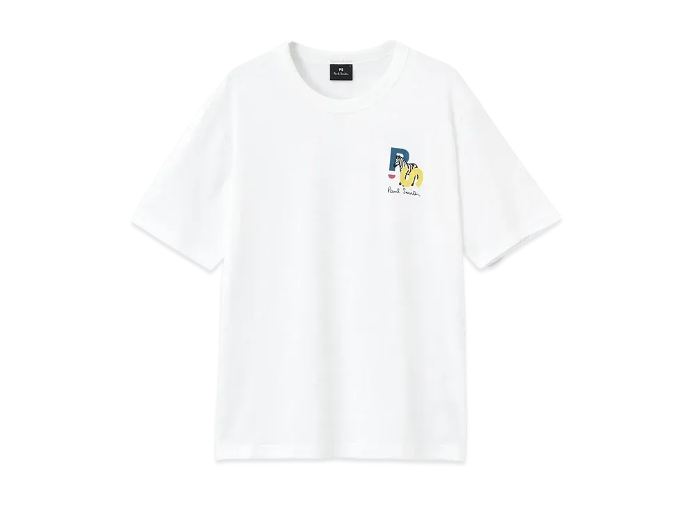 Paul Smith Ps Zebra Tee "White"