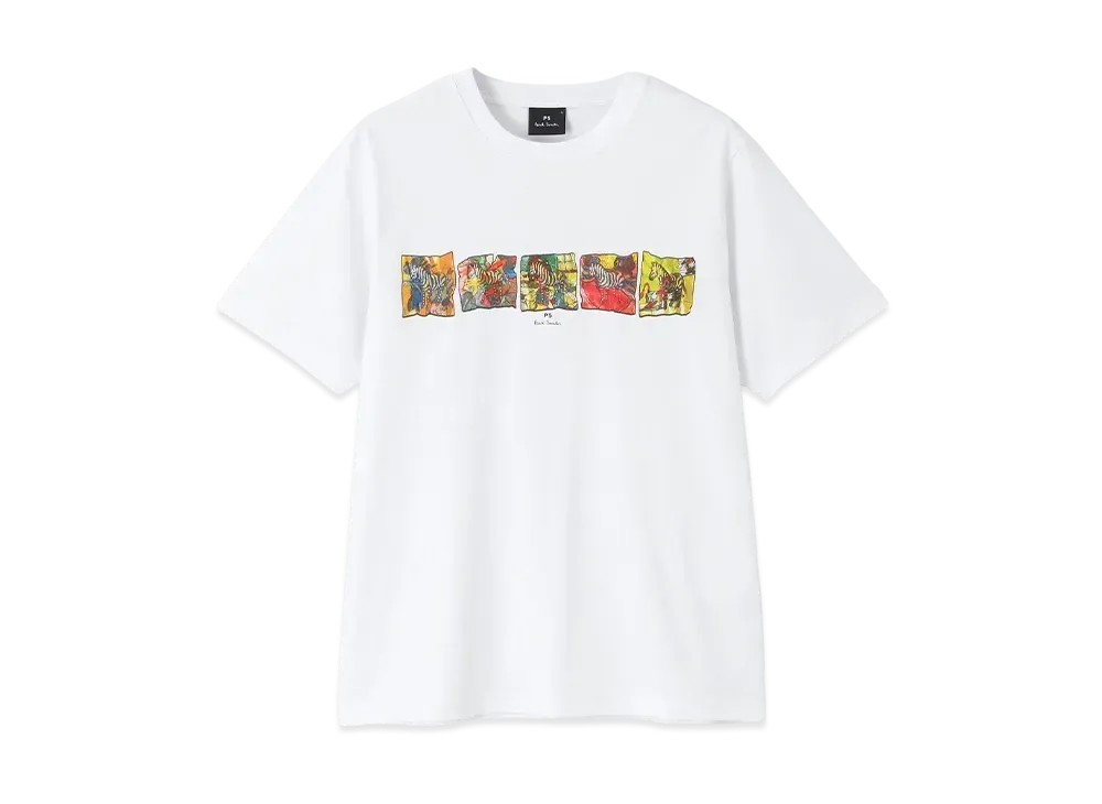 Paul Smith Zebra Comic Tee "White"