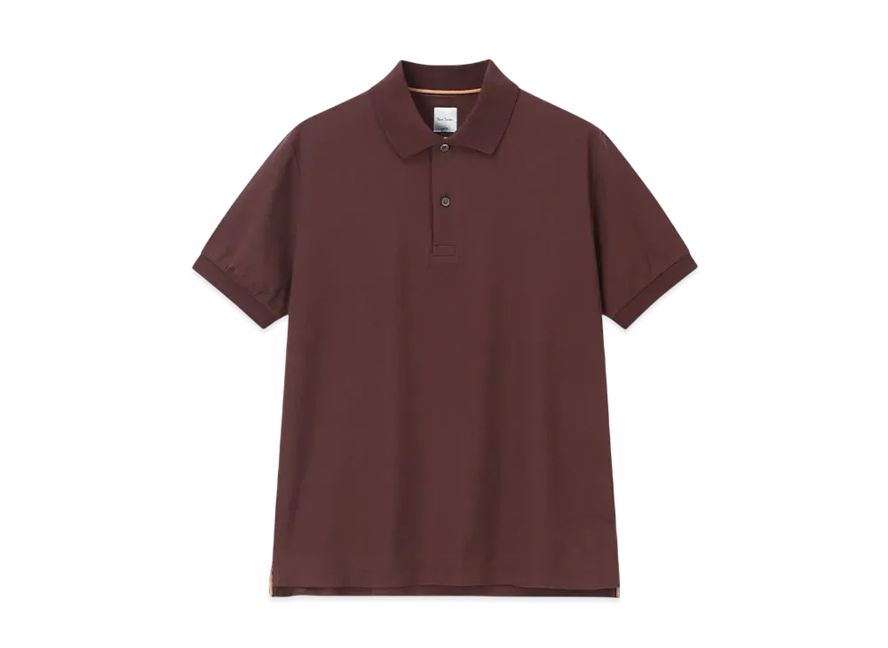 Paul Smith Artist Stripe Polo Shirt "Burgandy"