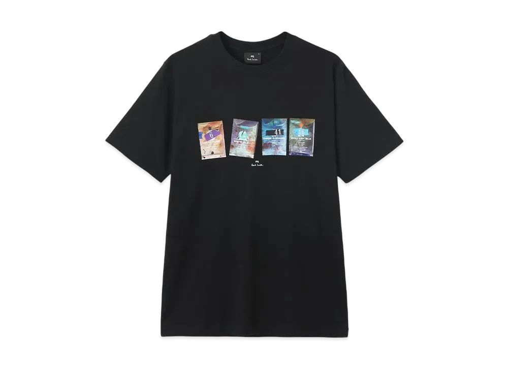 Paul Smith Plant Seeds Short Sleeve Tee "Black"