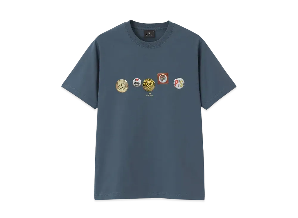 Paul Smith Button Badges Tee "DarkIndigo"