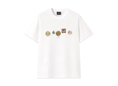 Paul Smith Button Badges Tee "White"