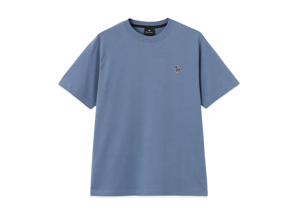 Paul Smith Sports Stripe Zebra One Point Short Sleeve Tee "GrayishBlue"