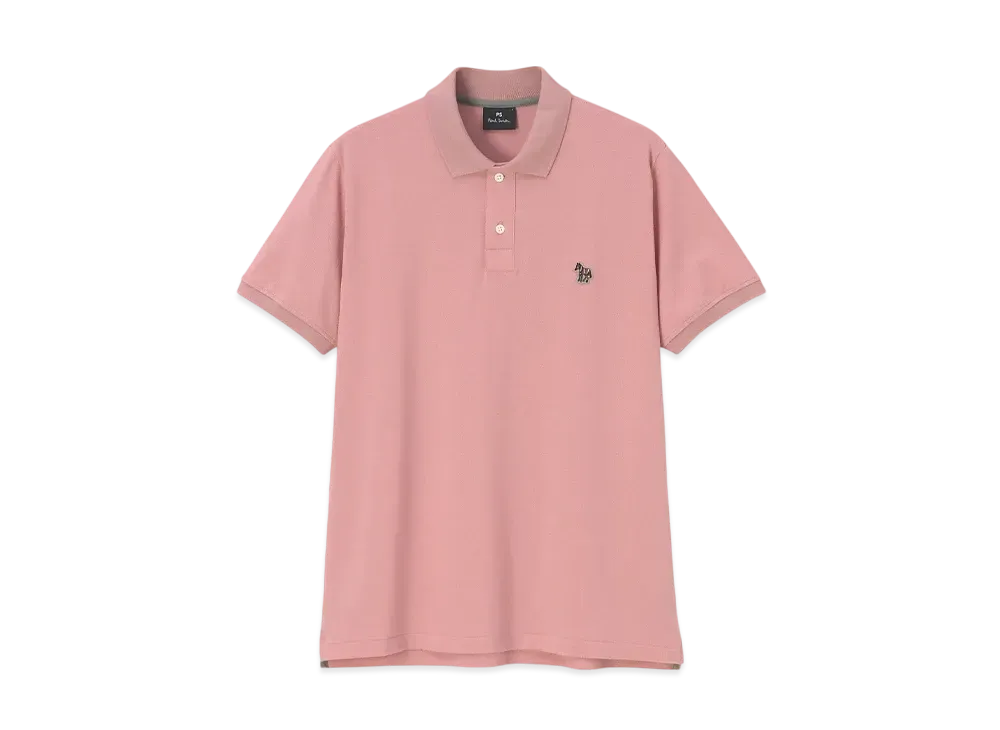 Paul Smith Zebra Patch Polo Shirt "LightPink"