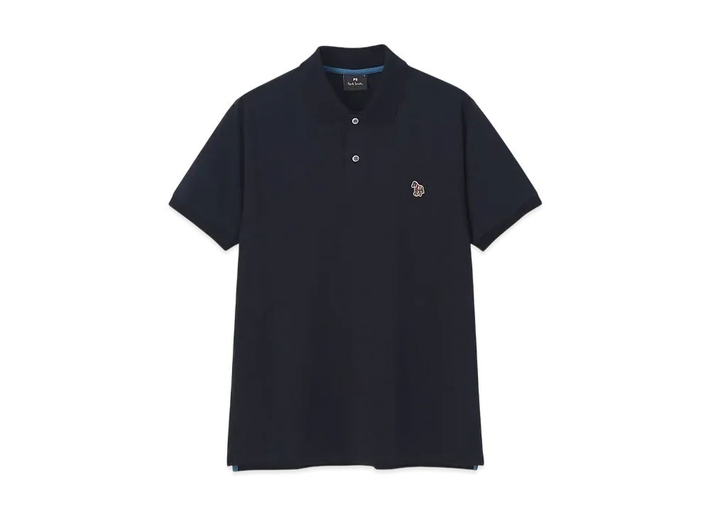 Paul Smith Zebra Patch Polo Shirt "Navy"
