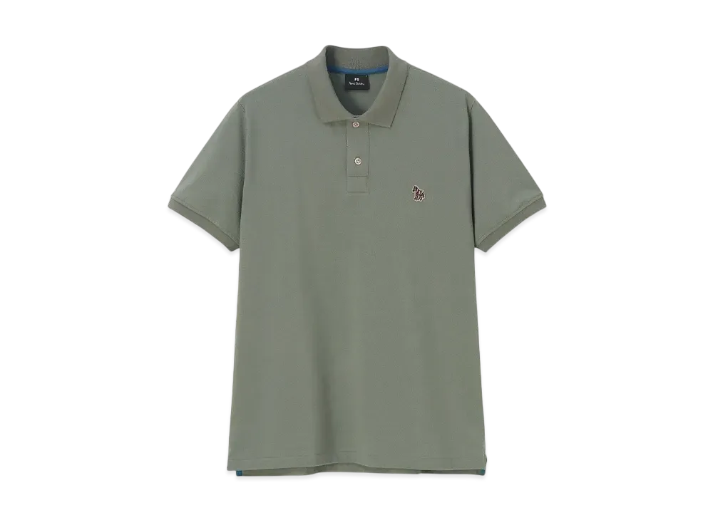 Paul Smith Zebra Patch Polo Shirt "DarkOlive"