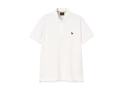 Paul Smith Zebra Patch Polo Shirt "White"