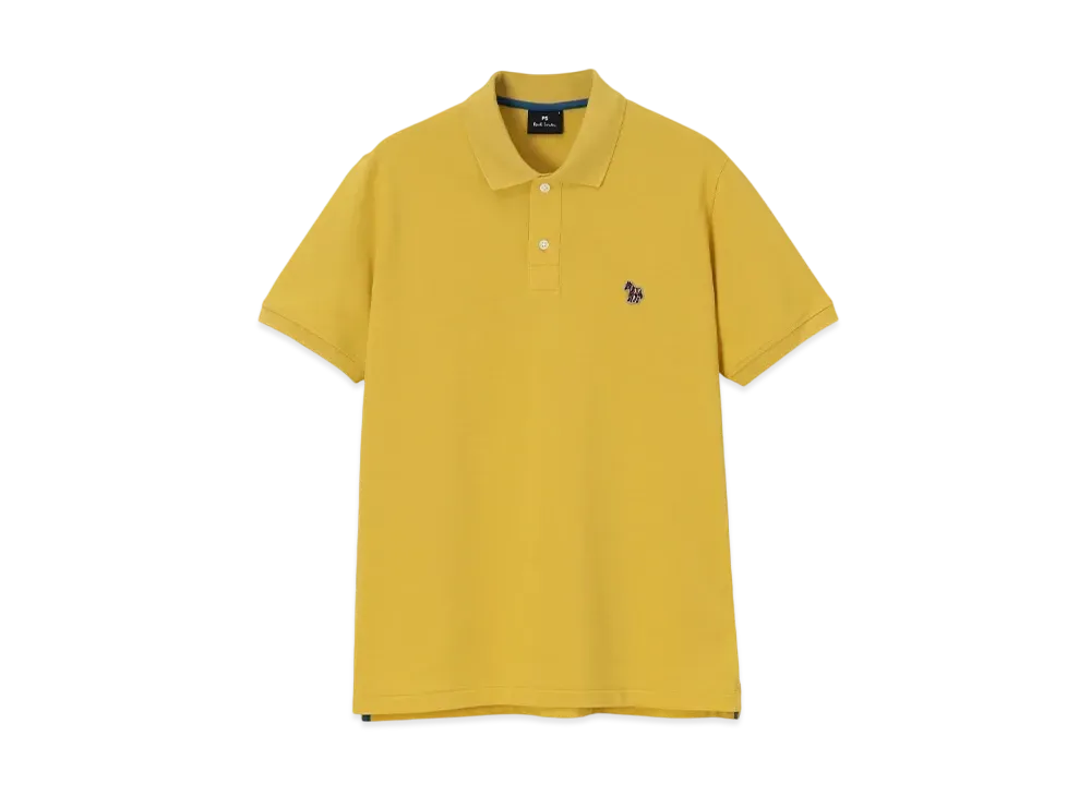 Paul Smith Zebra Patch Polo Shirt "GoldYellow"