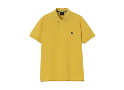 Paul Smith Zebra Patch Polo Shirt "GoldYellow"