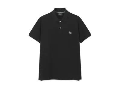 Paul Smith Zebra Patch Polo Shirt "Black"