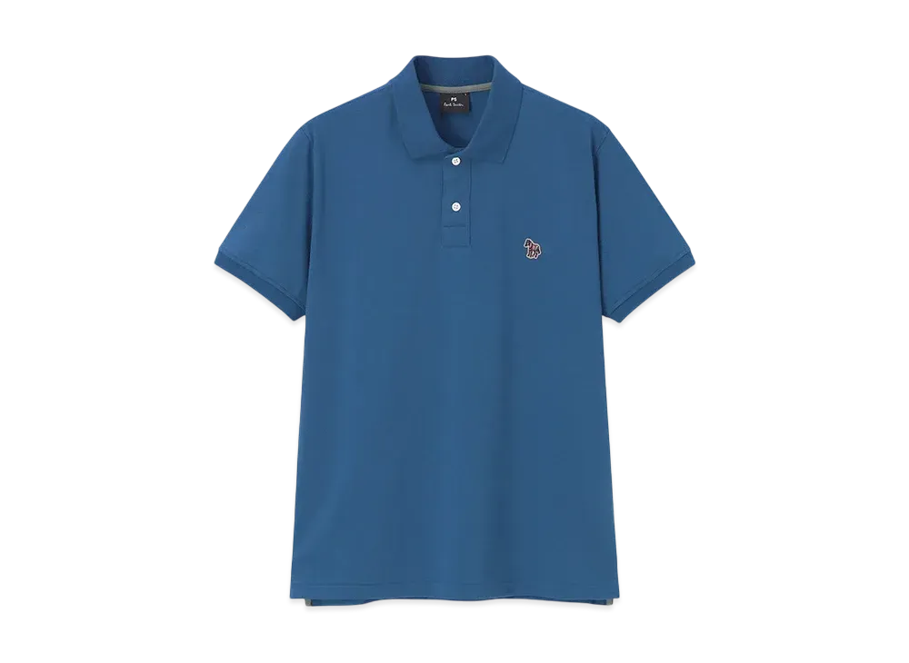 Paul Smith Zebra Patch Polo Shirt "Turquoise"