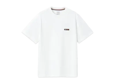 Paul Smith Signature Stripe Bar Short Sleeve Cut And Sew "White"